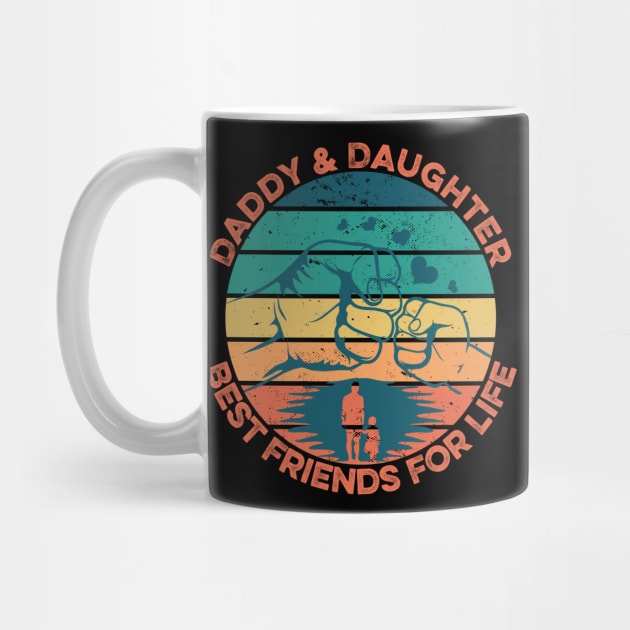 Daddy & Daughter Best Friends Gift For Men Father day by tearbytea